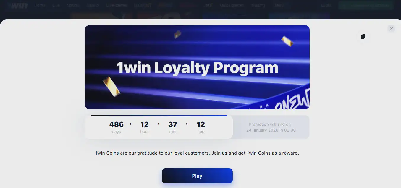 1win casino bonus