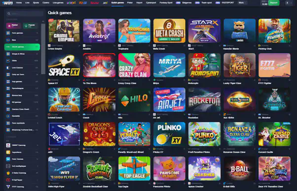 1win crash games