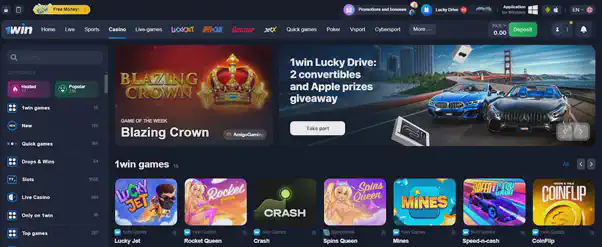 1win online casino
